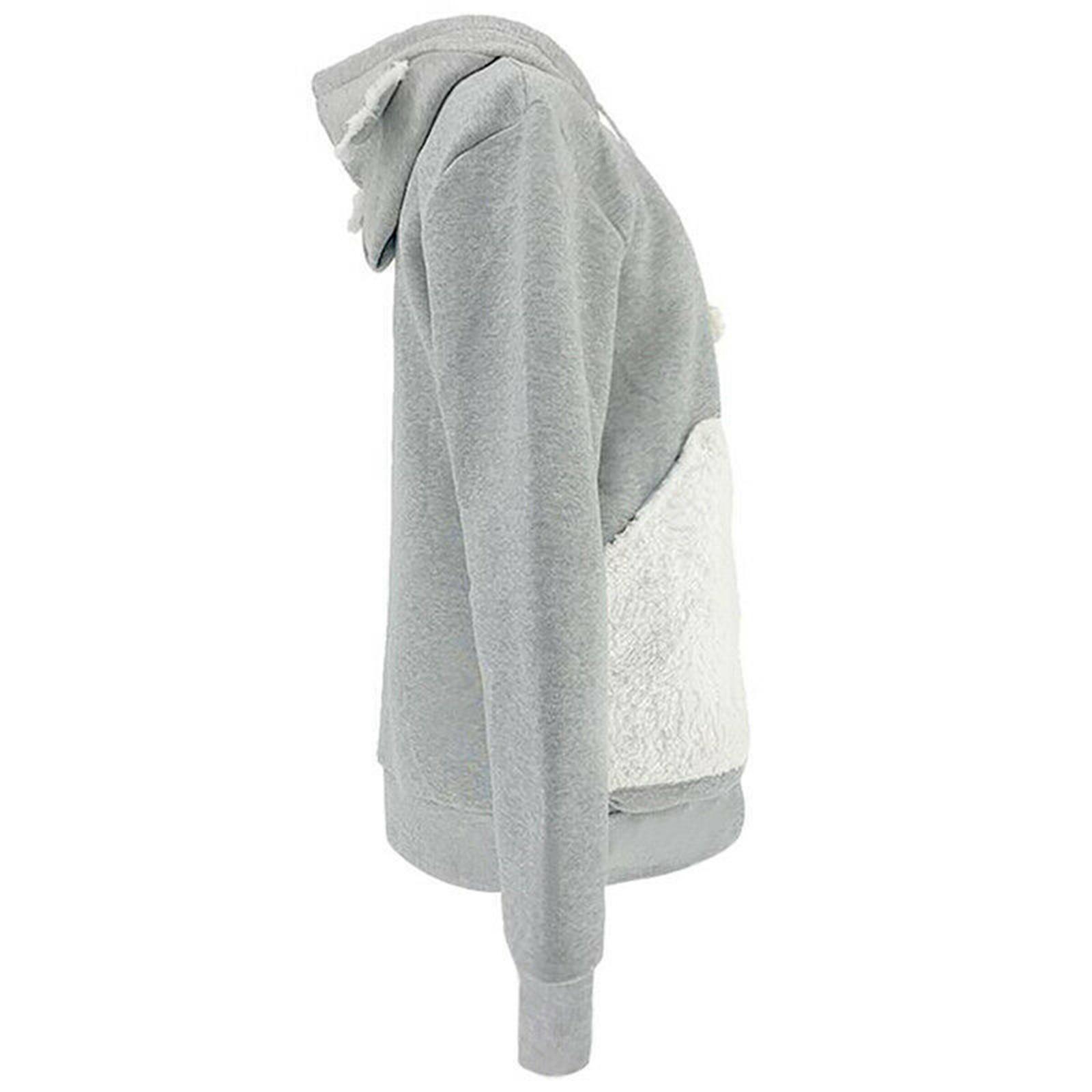 Womens Pet Hoodies Pullover Sweatshirt Oversized Cat Hoodies Pet Holder Cat Dog Pouch Carriers