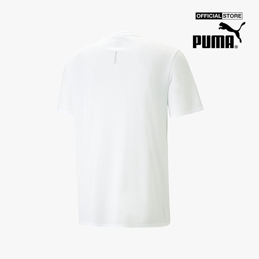 PUMA - Áo thun thể thao nam cổ tròn tay ngắn Run Favourite Graphic 523394-0