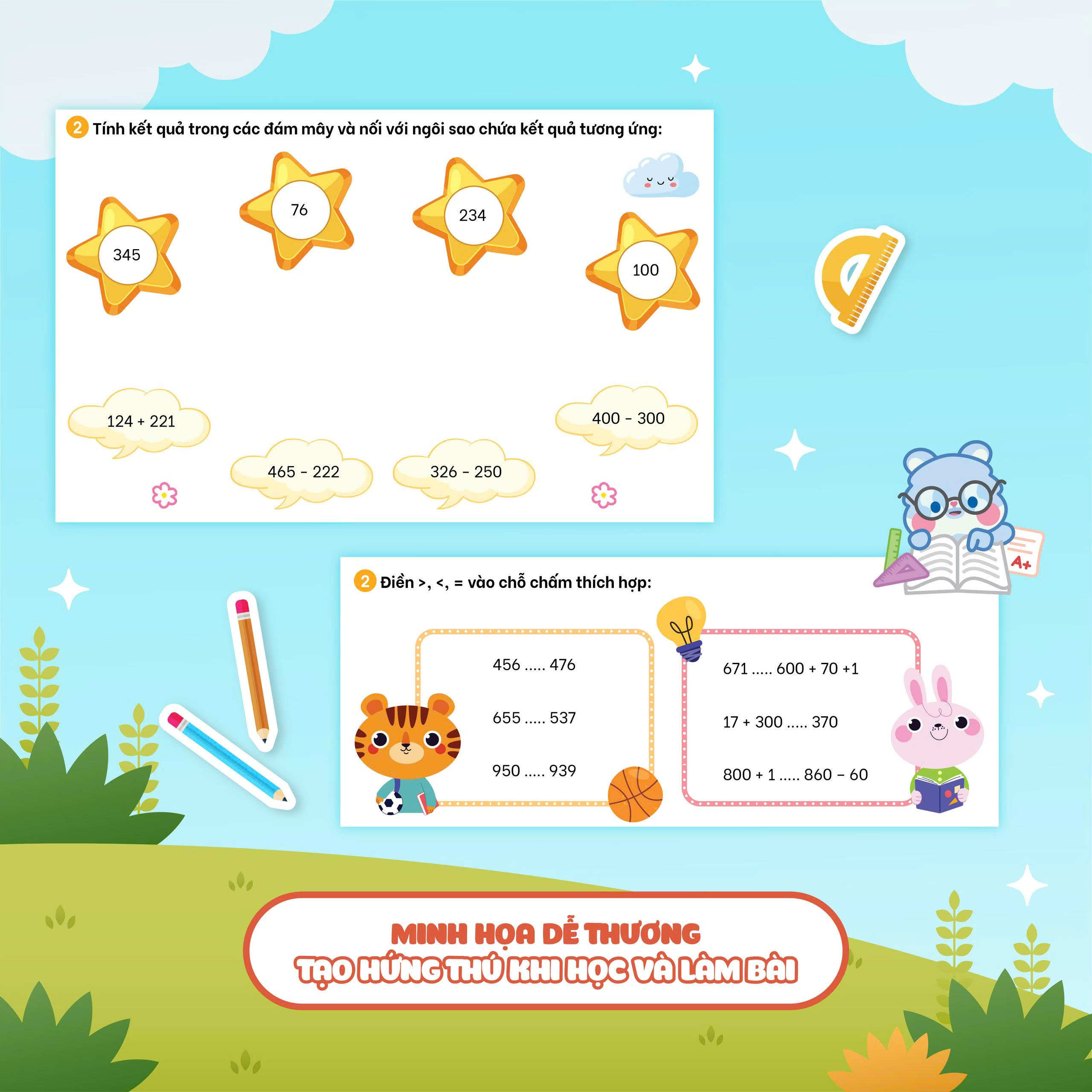 Sách Phiếu Bài Tập Củng Cố Toán Theo Tuần