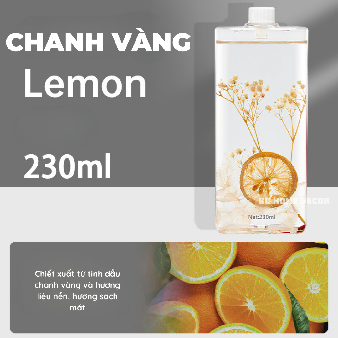 Nước hoa thay thế cho máy xịt phòng,tinh dầu xịt thơm phòng 6 mùi hương, dung tích lớn 230ml