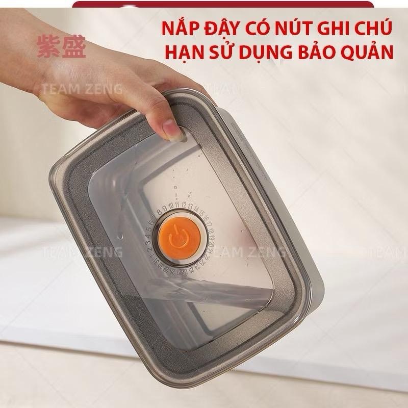 [AnhOtShop] Hộp Inox 304 Đựng Thức Ăn Nắp Silicon Chống Tràn – Khay Inox 1200ml 1500ml 2200ml An Toàn, Chống Thấm Bền Đẹp