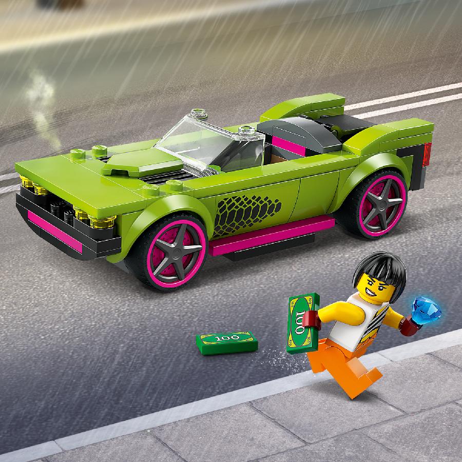 Đồ Chơi Lắp Ráp Xe Cảnh Sát Truy Đuổi Tội Phạm LEGO CITY 60415 (213 chi tiết)