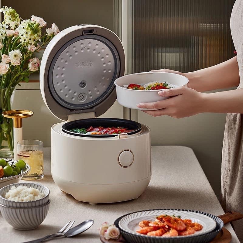Nồi cơm điện Bear Dung tích 3L, mẫu mới 2022 cho gia đình 3-5 người