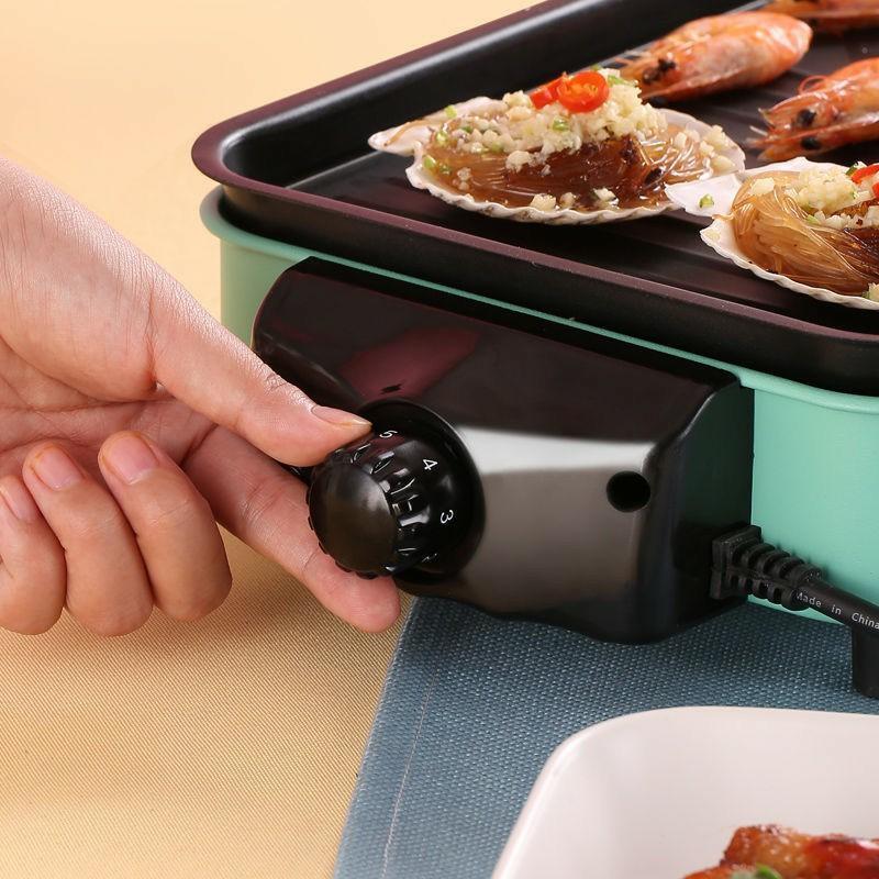 Bếp Nướng Điện BBQ Không Khói Hàn Quốc MR-001 1600w Kèm Vỉ Nướng Và Khay Nướng