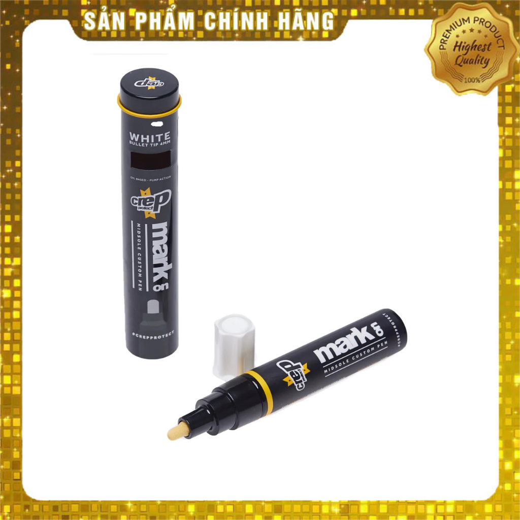 Bút Repaint Đế Ố Vàng Crep Protect Mark On Pen  Thiết Kế Với Đầu To Giúp Bạn Tô Chính Xác Và Dễ Dàng