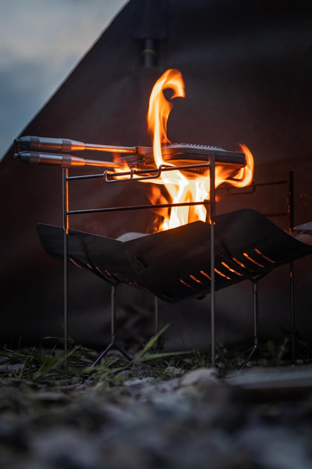 Bếp củi solo gấp gọn Campingmoon SOLO-A4