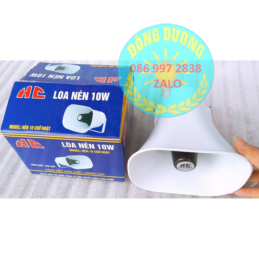 LOA NÉN 10W MÀU ĐỎ VÀ TRẮNG - LOA PHÓNG THANH 10W