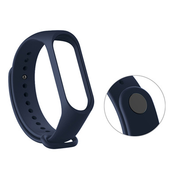 Dây Đeo Thay Thế Vòng Đeo Tay Xiaomi Mi Band 3 Mi Band 4 Chất Liệu Silicone - Hàng Chính Hãng