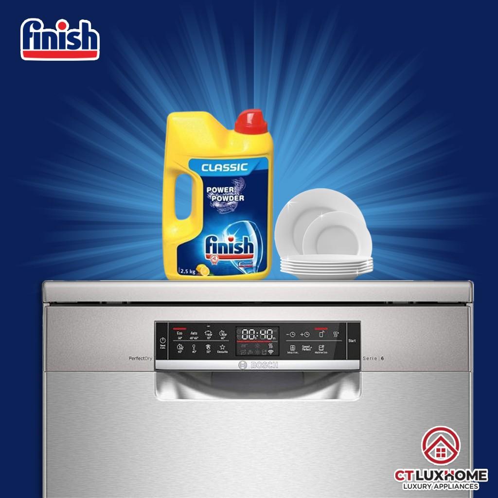 Bột rửa bát Finish hương chanh 2.5kg 