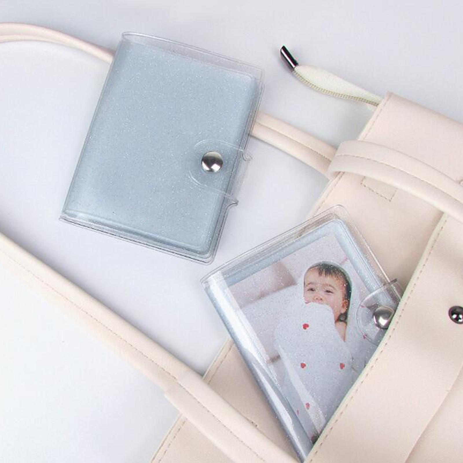 Photo Album Bag Card Holder Business Card Bag Jelly pink