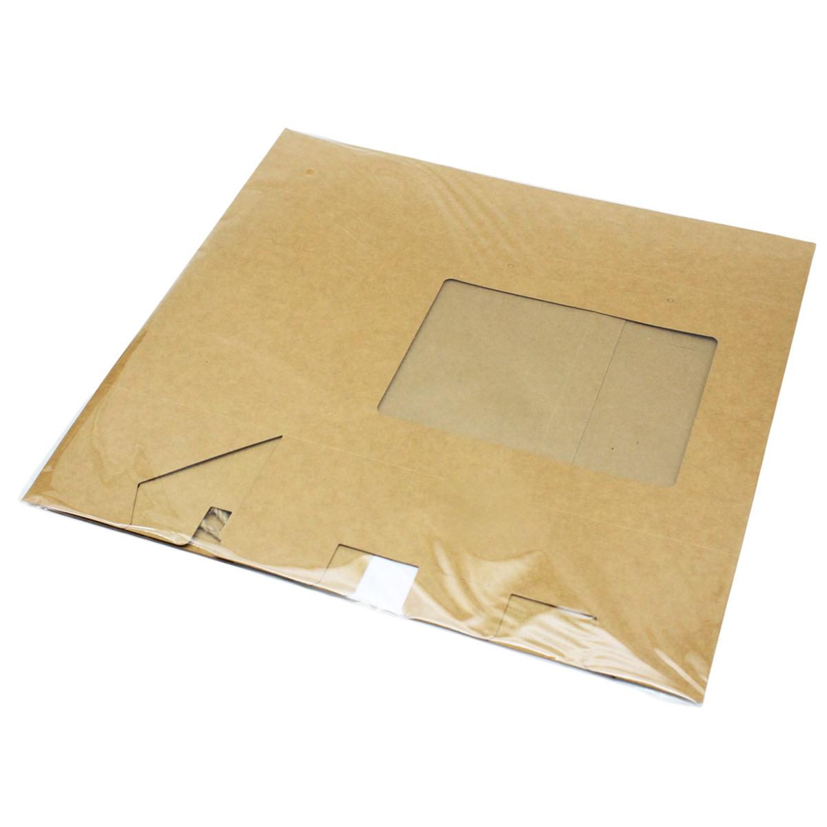 Hộp Xếp Kraft Quai Xách Kính - 26 x 20 x 12 cm - Linh Lan