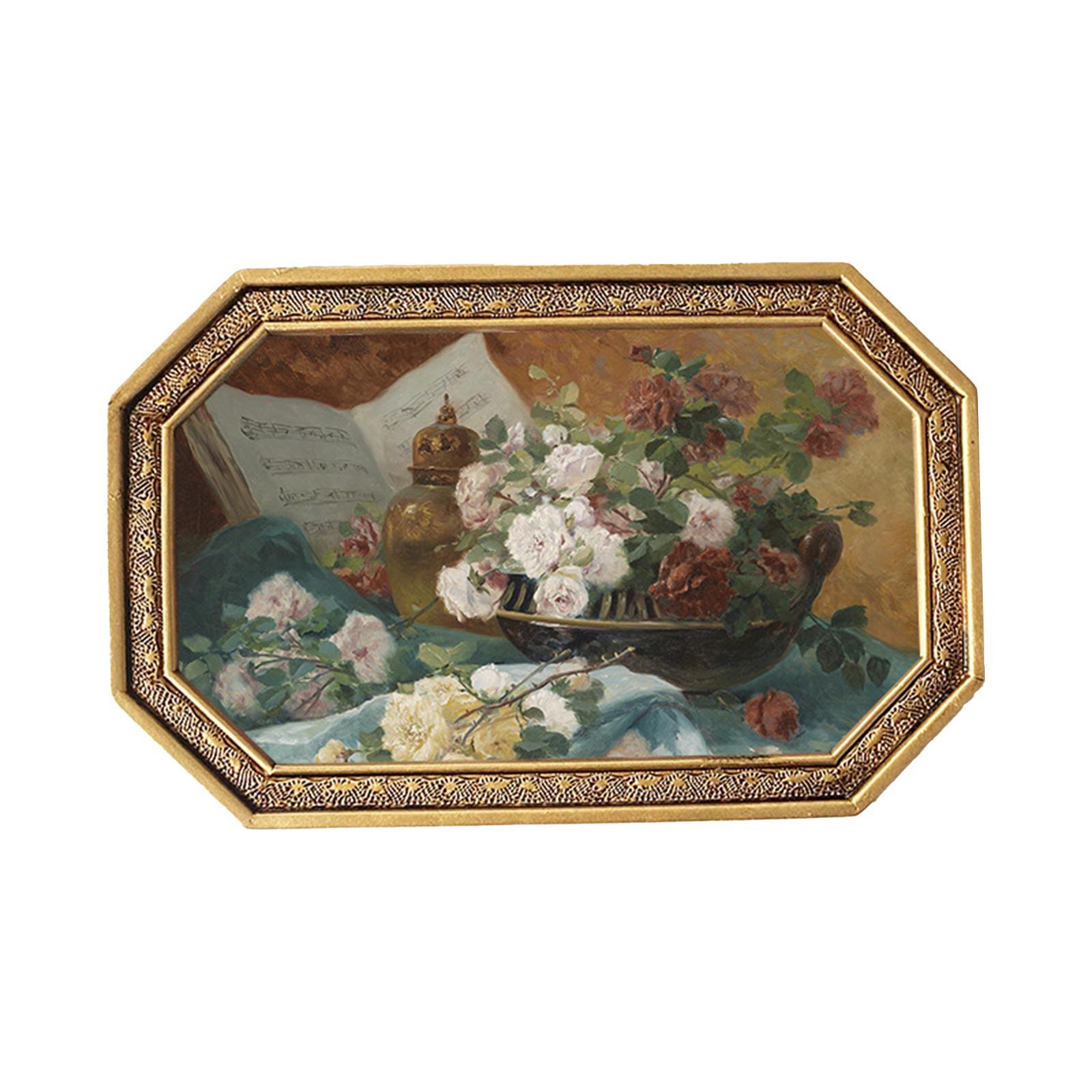 Photo Frame Vintage Style Ornate Picture Frame for Wedding Home Office Decor