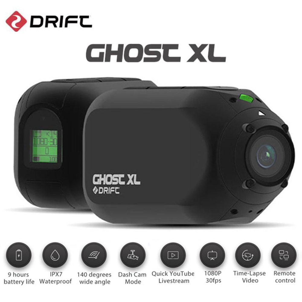 Drift Ghost XL Action Camera 1080p Full HD Video Camera xe máy Xe đạp Xe đạp Sport Camera trực tiếp IPX 7 Trò chơi chống thấm nước cam