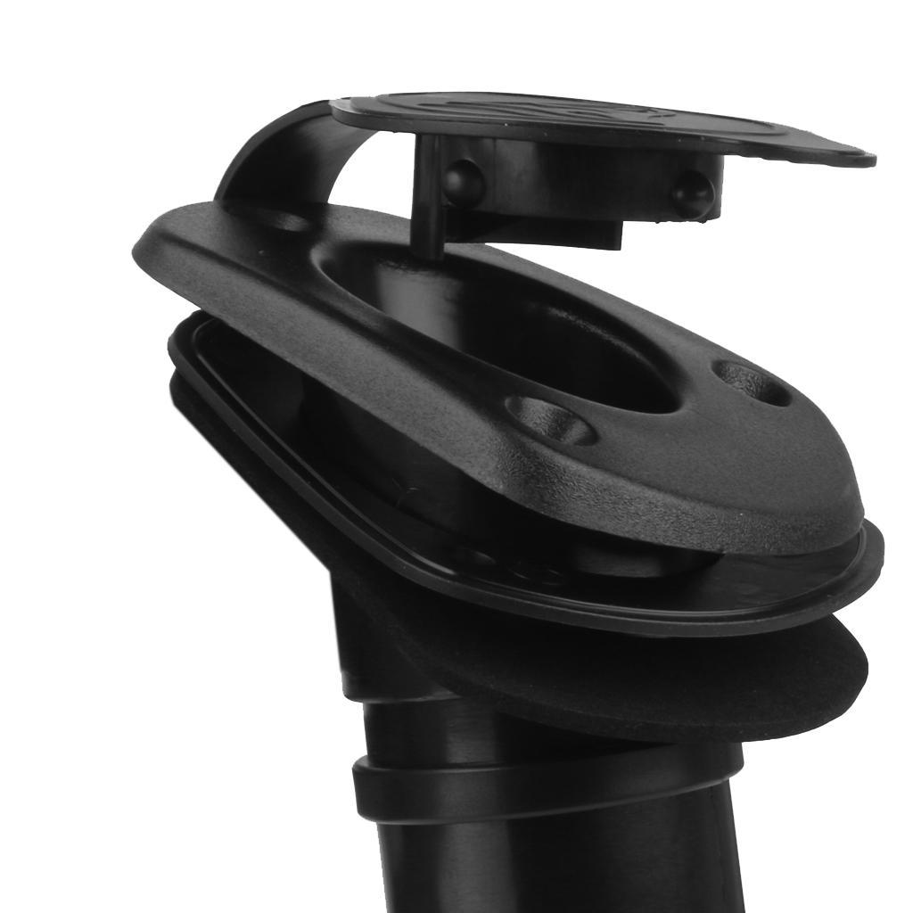 360 Degree Flush Mount Fishing Rod Holder & Gasket Cap for Canoe Boat Kayak