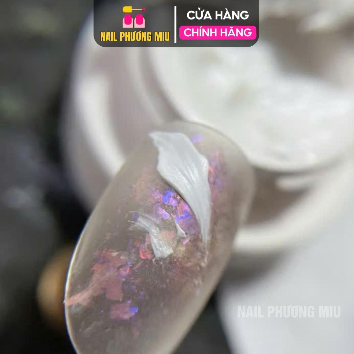 Gel Thạch Cao Lỳ Mịn Cún Con LUOKEXI W01 8g Chuyên Vẽ Nặn Đắp Hoa, Bướm Nổi 3D Làm Nail, Gel Siêu Mịn Hơ Đèn Khô Ngay