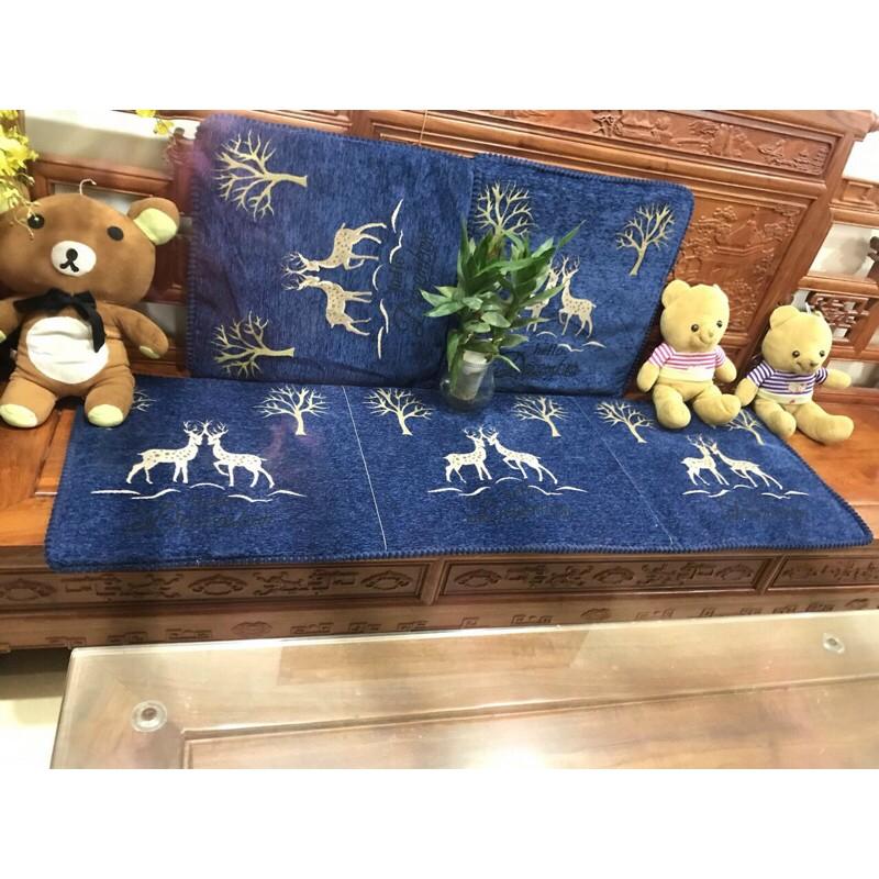 Bộ thảm ghế mẫu mới 3 món 1m7x55