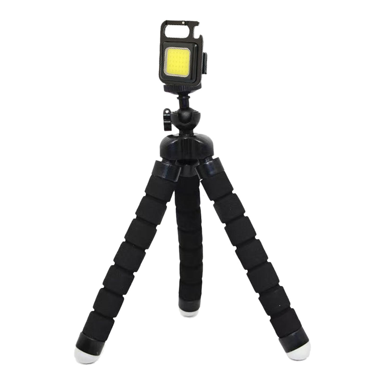 COB Keychain Flashlight  Pocket USB Rechargeable for Climbing Walking