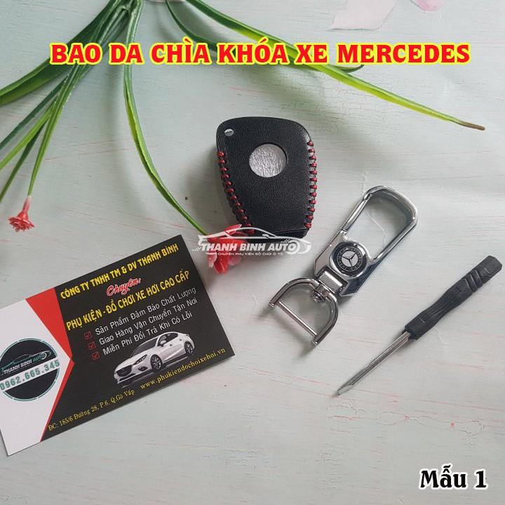 Móc Treo Chìa Khóa Bao Da Cao Cấp dành cho Xe Mercedes