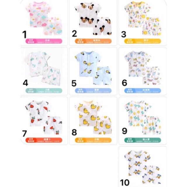 Bộ cotton giấy cộc tay