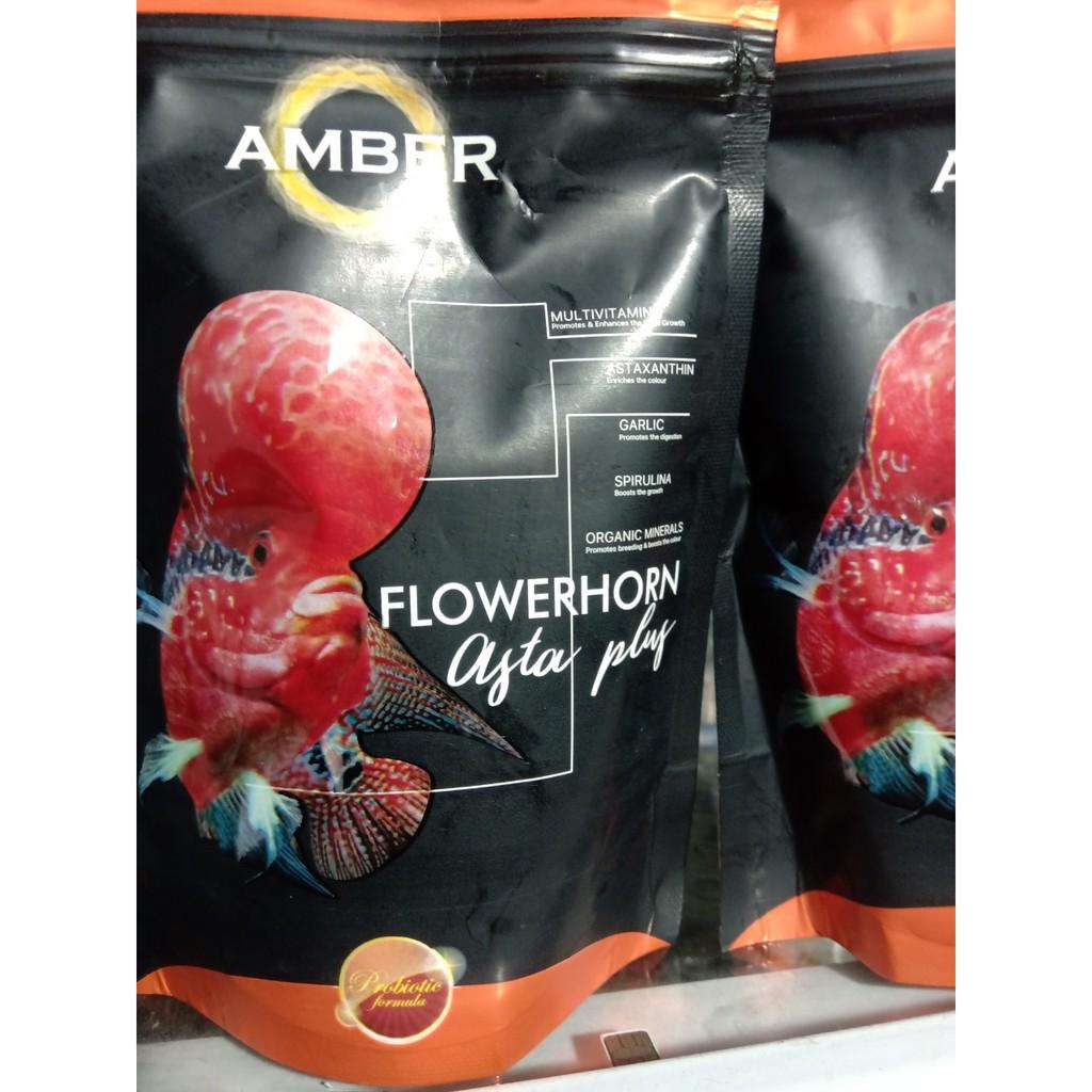 Thức ăn cá la Hán gói 100gr hiệu Amber của Ấn Độ