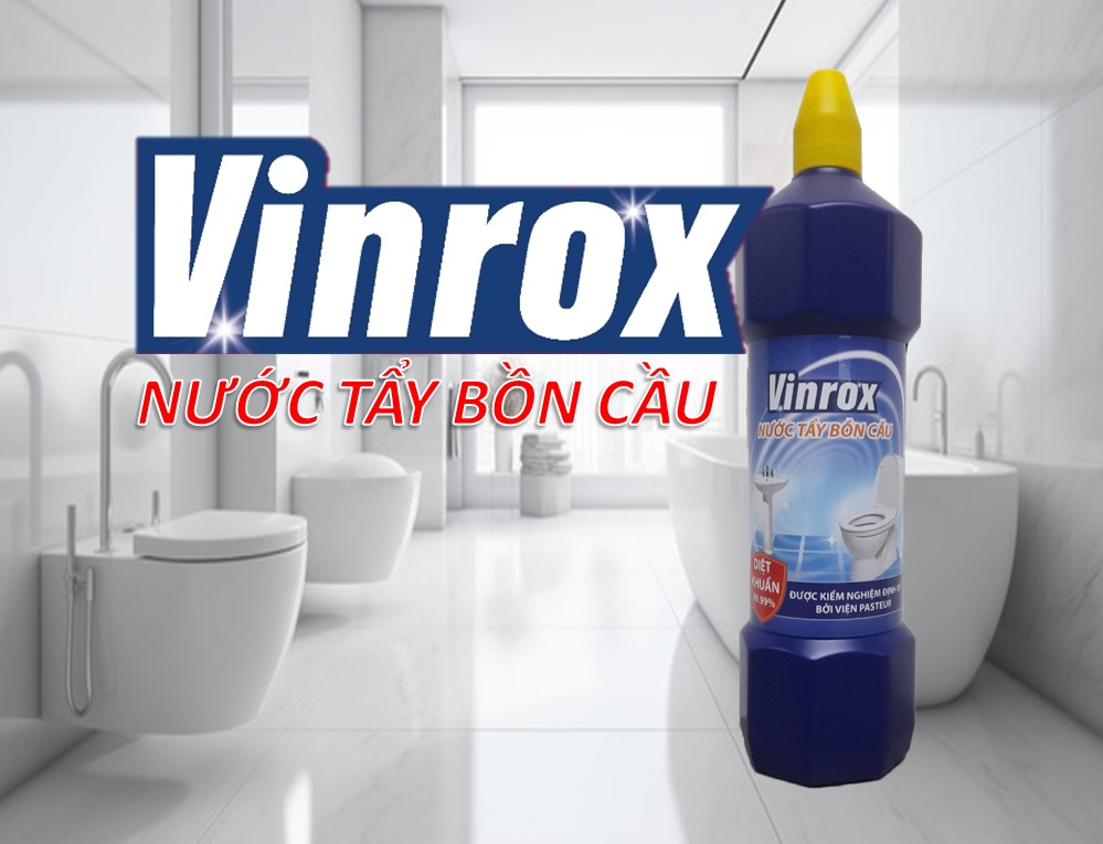 Nước tẩy bồn cầu VINROX 1 Lít - Hương tươi mát