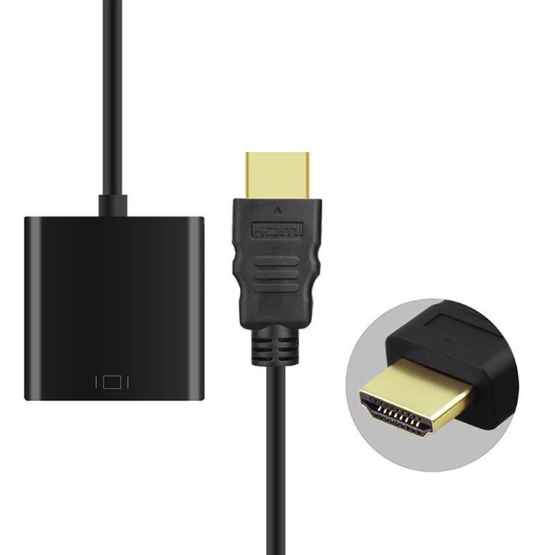 Cáp Chuyển Đổi HDMI Sang VGA 1080P HDMI Cho Xbox/ PS4/ HDTV/ PC/ Laptop/ Máy Chiếu