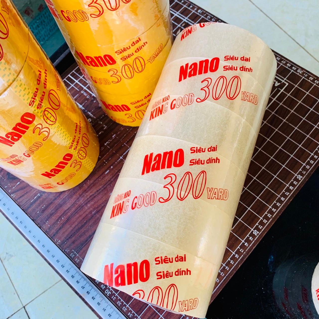 Cuộn băng keo Nano siêu dính , siêu dai gói hàng loại 300 yard HJL111
