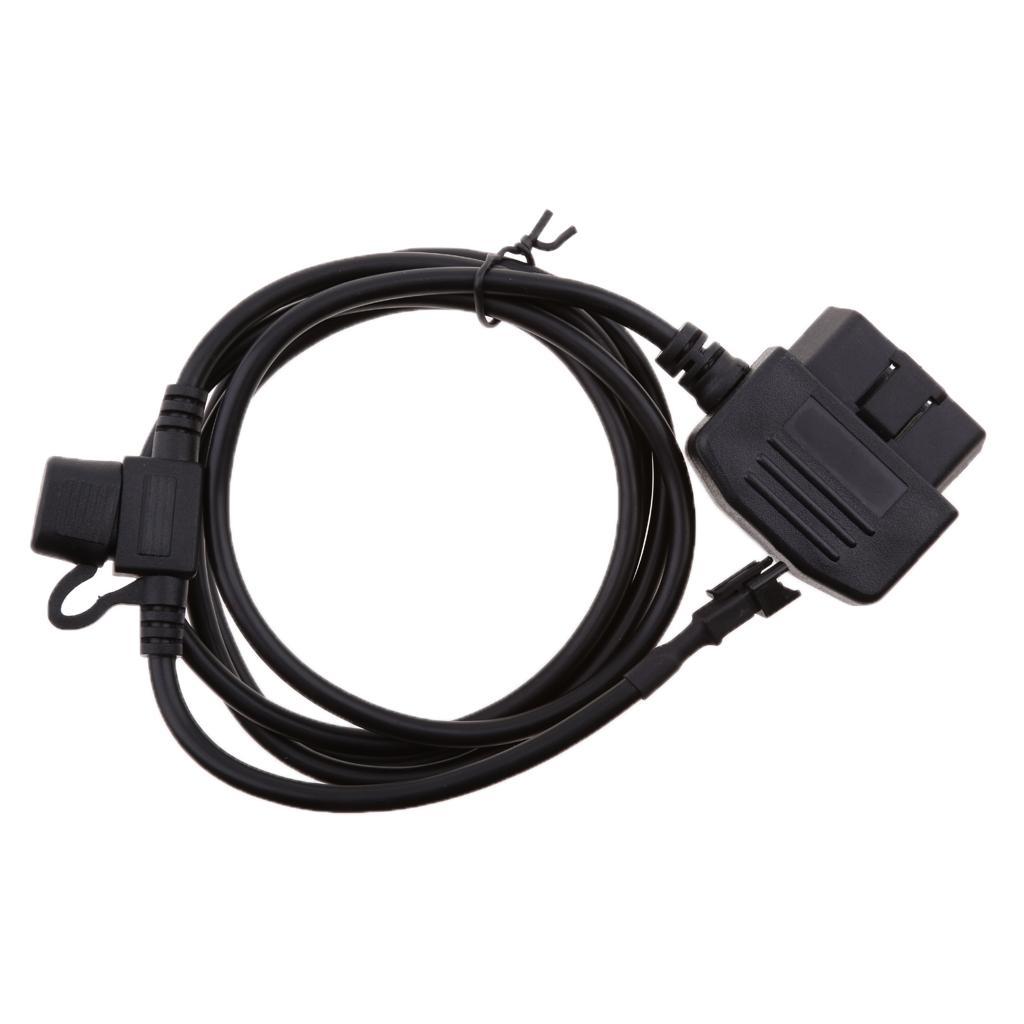 Universal Car OBD2 To 2-Pin GPS Power Plug Connector Adapter Wire