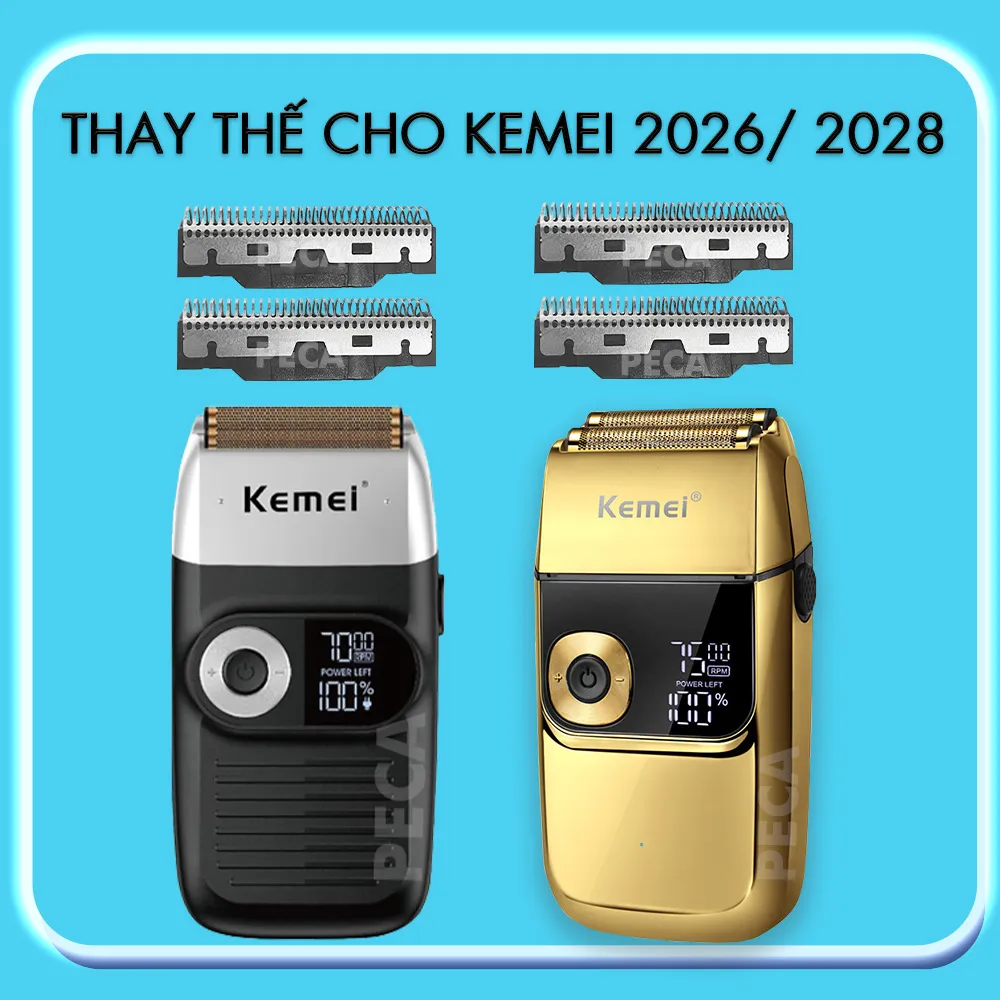 Lưỡi máy cạo râu Kemei KM-2026 và Kemei KM-2028