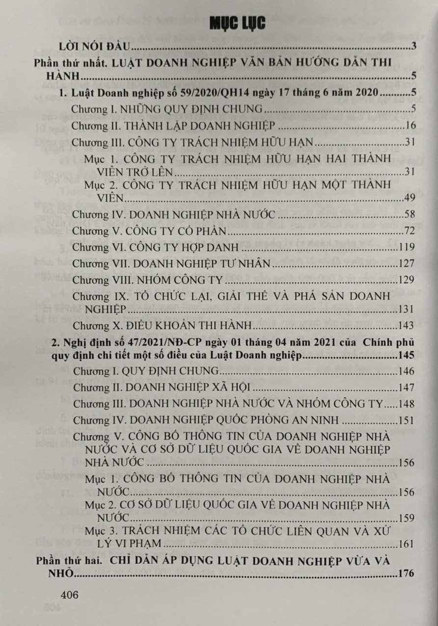 Hướng Dẫn Thi Hành Luật Doanh Nghiệp & Những Điều Cần Biết Trong Hoạt Động Kinh Doanh Của Doanh Nghiệp
