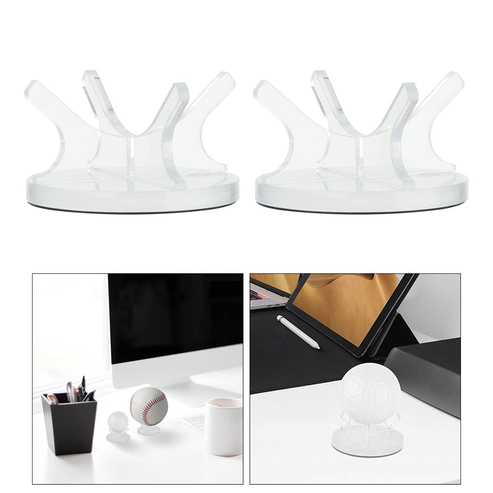 Acrylic Ball Stand Holder Golf Display Rack Storage Organizer Decor
