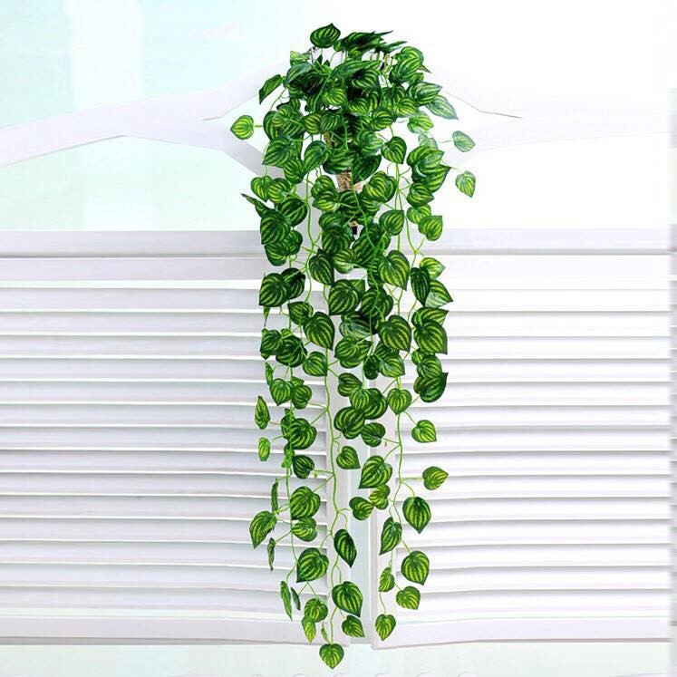 Chùm lá giả treo tường độc đáo dài 85-90cm trang trí nhà hàng, tiểu cảnh, ban công xanh mát CL-02