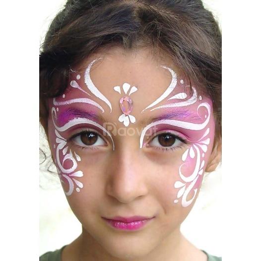 Bộ vẽ mặt hóa trang Halloween 8 màu + 3 tuýp kem nhiều phụ kiện