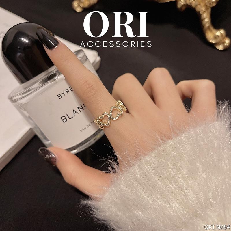 Nhẫn nữ tình yêu Erica đính đá thời trang ORI ACCESSORIES N084