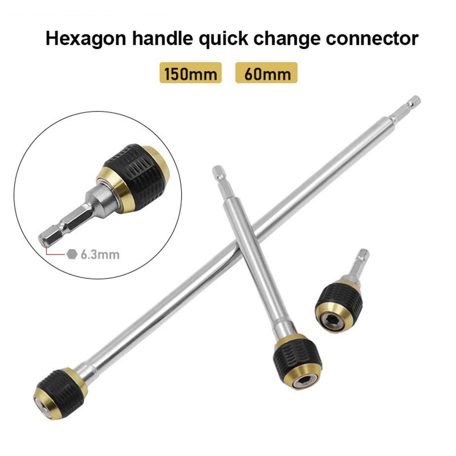 Drill Chuck Extension Adapter 1/4 inch Accessories Comfortable Grip Bar