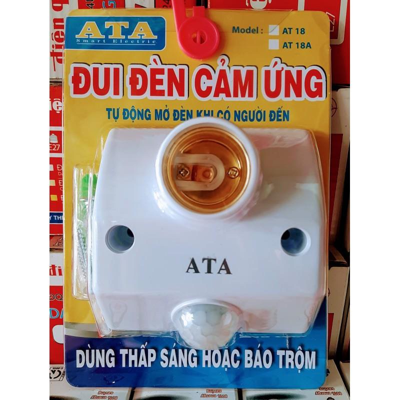 Đui đèn cảm ứng hồng ngoại ATA AT-18A tự động bật sáng khi có người đi qua - Hàng chính hãng