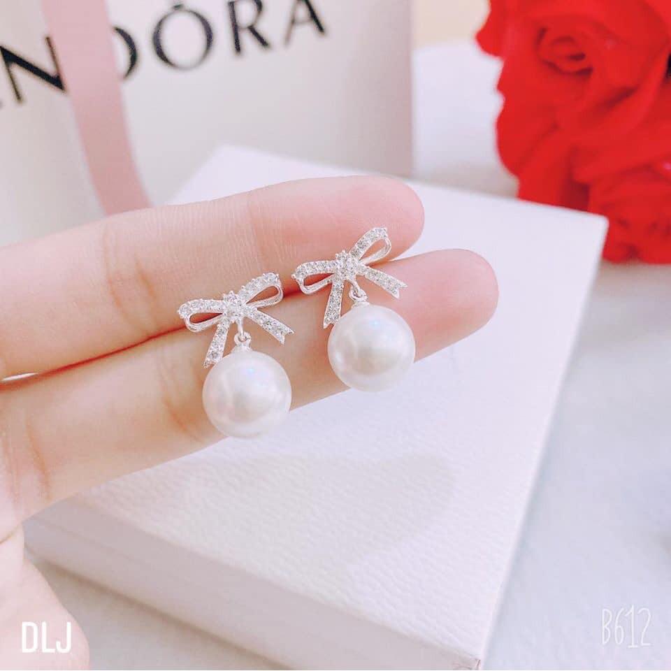 BÔNG TAI NƠ BẠC TA MẪU MỚI