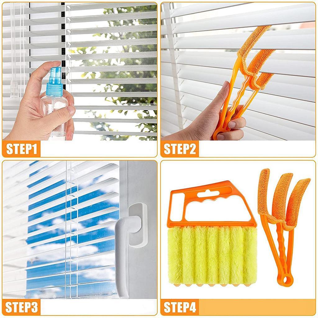 Blinds Duster 7 Finger Blinds Cleaning Brush for Window Air Conditioners