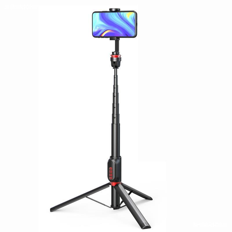Phong cách mới nhất dài 1,8 mét điện thoại di động bluetooth selfie stick sàn chân máy ảnh SLR Douyin phát sóng trực tiếp giá đỡ tam giác