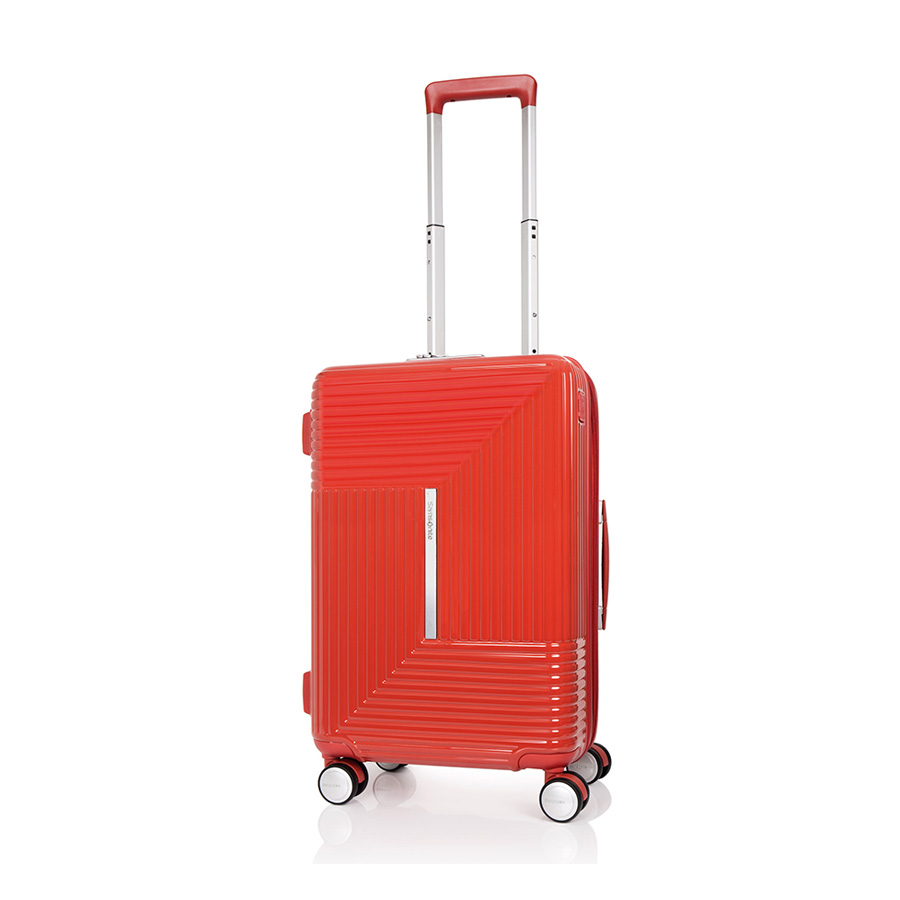 Vali kéo Samsonite TSA  APINEX SPINNER:Hệ thống 4 bánh xe đôi xoay 360° với nút chặn Khóa kéo chống trộm Safeplux