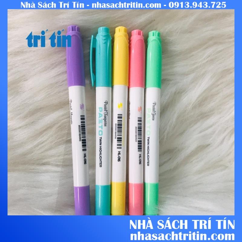 Bút dạ Quang màu Pazato HL016 có 5 màu tuỳ chọn 9VPP TRÍ TÍ)