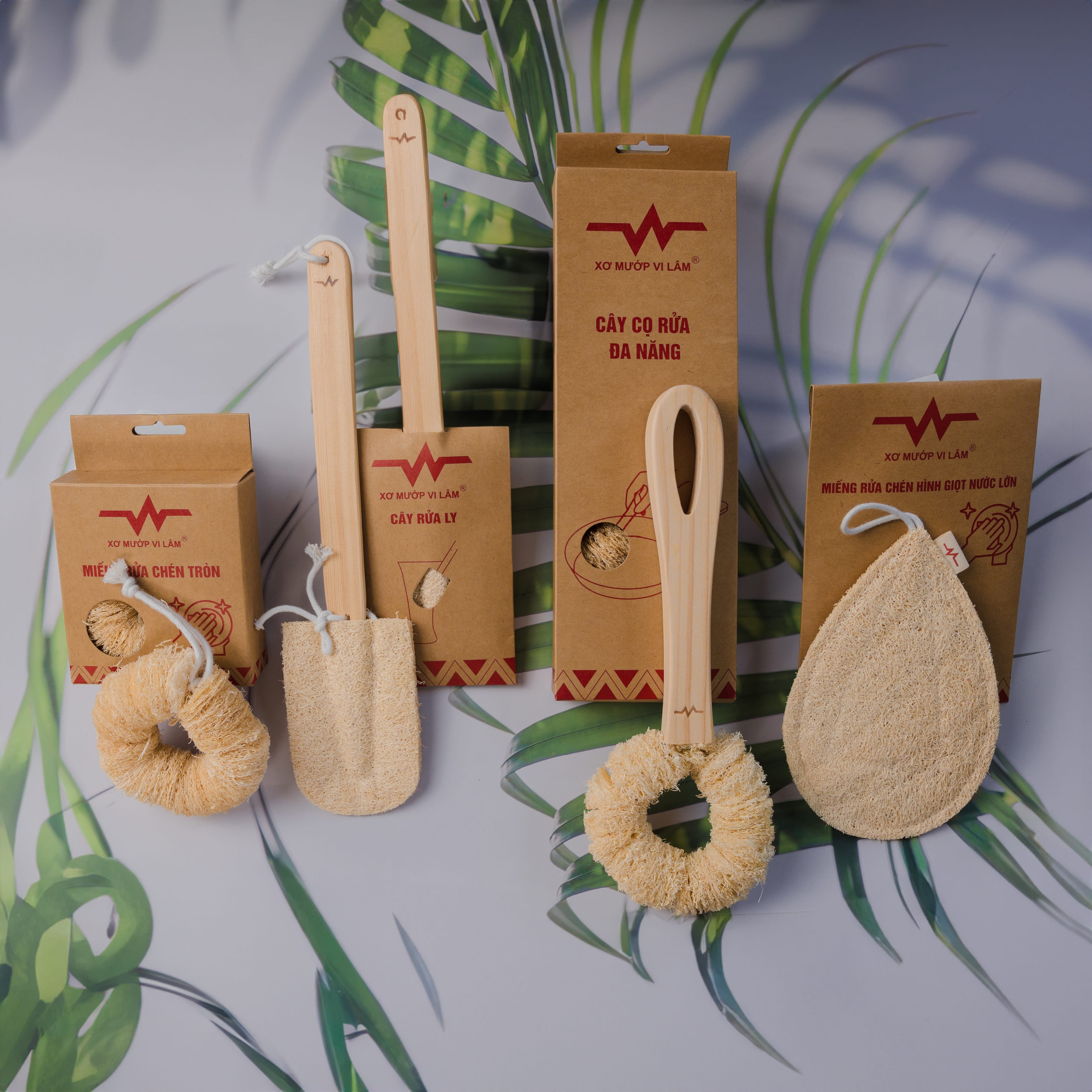 Combo Bếp Sạch Mỗi Ngày Với Xơ Mướp Vi Lâm
