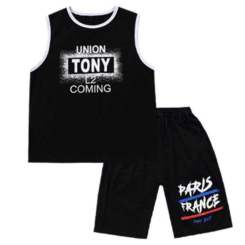 Bộ quần áo dành cho bé trai 20-50kg mùa hè mẫu chữ &quot;TONY&quot;. MA42