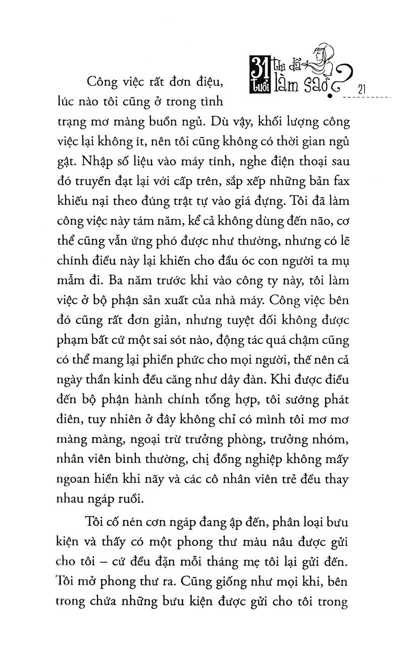31 Tuổi Thì Đã Làm Sao? (Tái Bản)