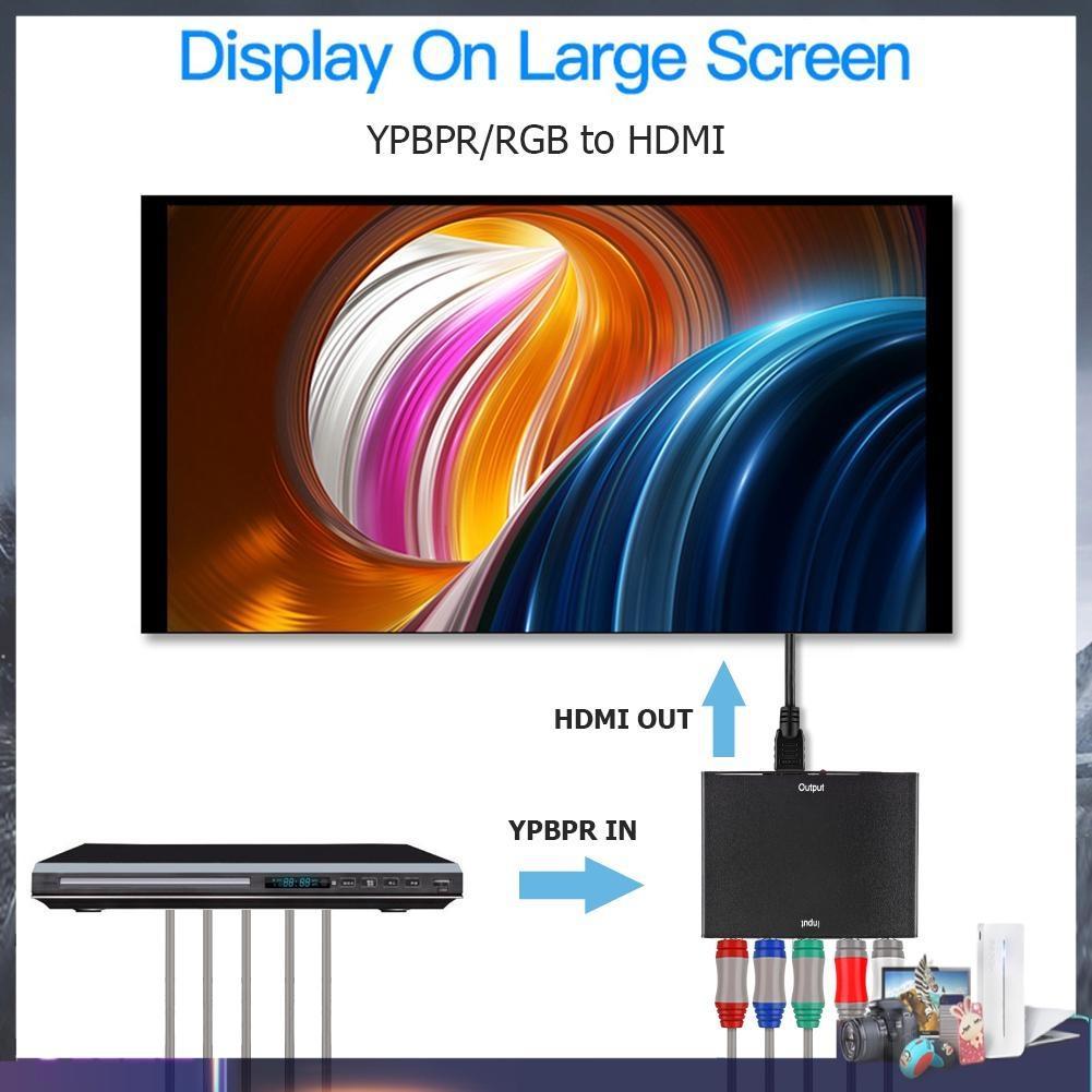 Bộ chuyển đổi YPBPR sang HDMI - tương thích1080p sang RGB