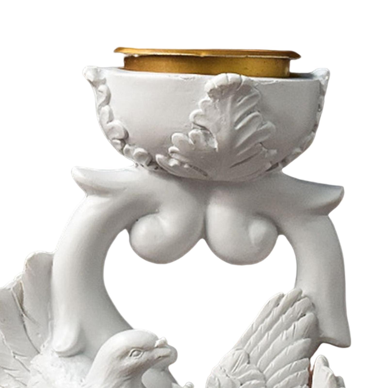 Bird Figurine Candlestick Candleholder Candle Holder for Wedding Holiday