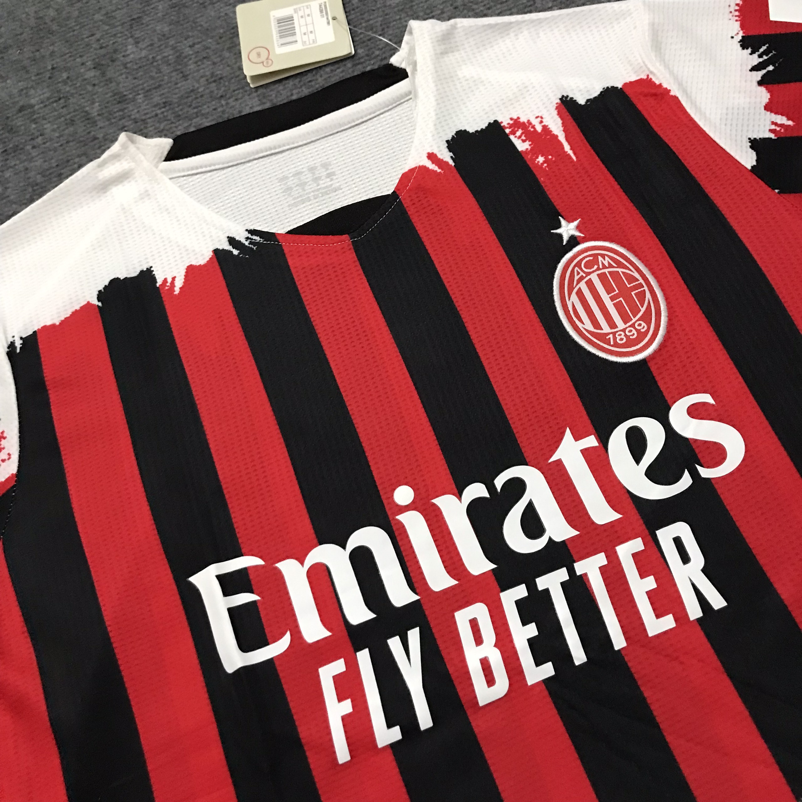 Bộ bóng đá vải thái AC Milan cao cấp