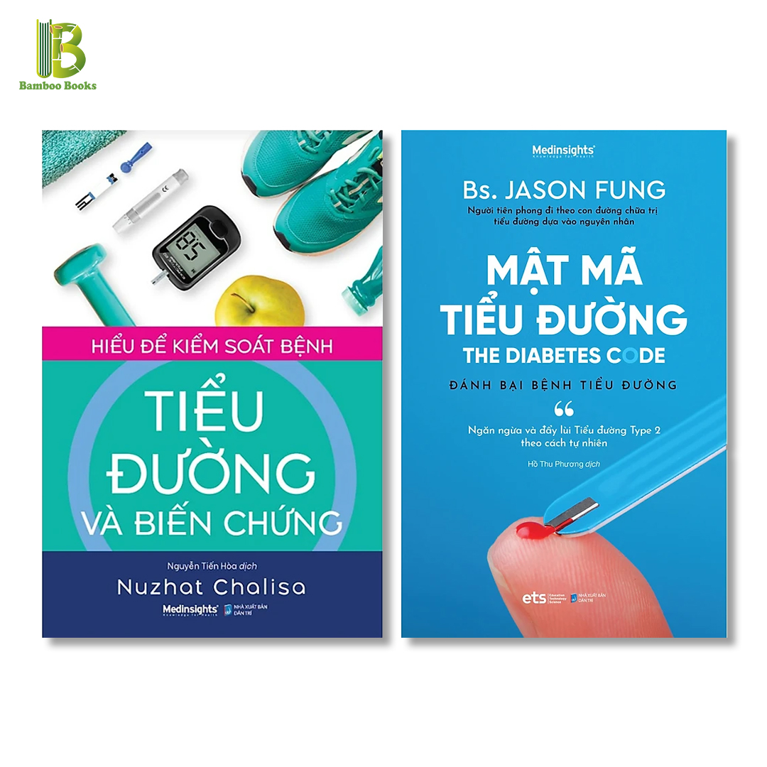 Combo 2Q Phòng Tránh Bệnh Tiểu Đường: Hiểu Để Kiểm Soát Bệnh Tiểu Đường Và Biến Chứng + Mật Mã Tiểu Đường - Tặng Kèm Bookmark Bamboo Books