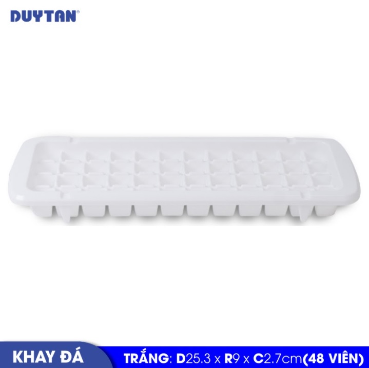 Khay đá 48 viên nhựa Duy Tân (25.3 x 9 x 2.7 cm) - 13016 - Giao màu ngẫu nhiên - Hàng chính hãng