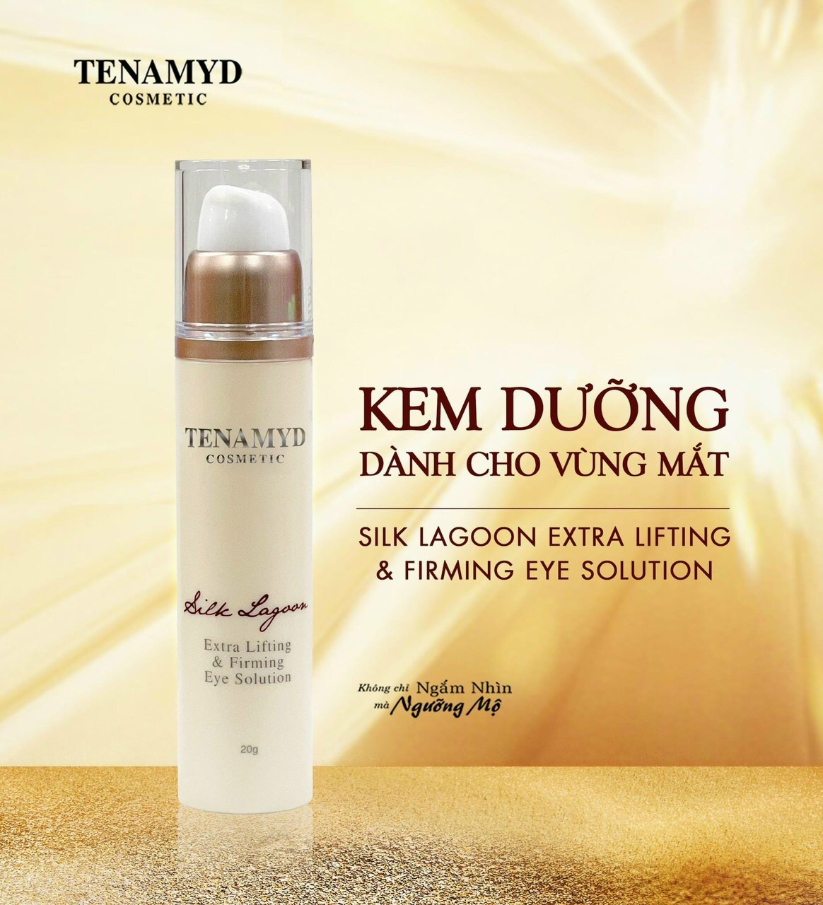 Kem Dưỡng Dành Cho Vùng Da Mắt TENAMYD Silk Lagoon Extra Lifting &amp; Firming Eye Solution 20ml